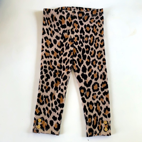 Kate Spade NY Girls' Leopard Print Leggings - Picture 4 of 8